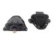 Jeep CJ/YJ Interior Door Latch Brackets Pair 81-95 CJ and Wrangler YJ Powdercoat Black Kentrol