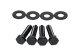 Jeep YJ/TJ Hardtop Liftgate Hinge Pair 87-06 Wrangler TJ/YJ Powdercoat Black Kentrol