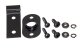 Jeep TJ Hood Prop Rod 97-06 Wrangler TJ Powdercoat Black Kentrol