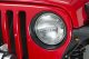 Jeep TJ Headlight Bezels Pair 97-06 Wrangler TJ Powdercoat Black Kentrol
