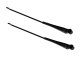 Jeep CJ Windshield Wiper Arms Pair 68-86 CJ Powdercoat Black Kentrol