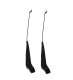 Jeep CJ Windshield Wiper Arms Pair 68-86 CJ Powdercoat Black Kentrol