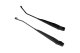 Jeep TJ Windshield Wiper Arms Pair 97-06 Wrangler TJ Powdercoat Black Kentrol