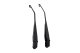 Jeep TJ Windshield Wiper Arms Pair 97-06 Wrangler TJ Powdercoat Black Kentrol