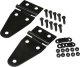 Jeep CJ/YJ Hood Kit With TJ Style Hood Catch 78-95 CJ and Wrangler YJ Powdercoat Black Kentrol