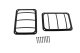 Jeep JK Taillight Guard Pair 07-18 Wrangler JK Powdercoat Black Kentrol