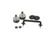 Jeep JK Hood Kit Without Hood Catch 07-18 Wrangler JK Powdercoat Black Kentrol