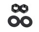 Jeep JK Windshield Wiper Arms Pair 07-18 Wrangler JK Powdercoat Black Kentrol