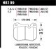 HAWK DTC-70 Brake Pad Sets