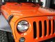 Jeep JK Euro Headlight Guards Pair 07-18 Wrangler JK Textured Black Kentrol