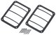 Jeep JK Taillight Guard Pair 07-18 Wrangler JK Textured Black Kentrol
