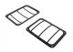 Jeep JK Taillight Guard Pair 07-18 Wrangler JK Textured Black Kentrol