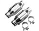 Universal High Flow 2.5 Inch Mini Catalytic Converters Ceramic Substrate Pypes Performance Exhaus...