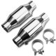 Universal High Flow 2.5 Inch Mini Catalytic Converters Metallic Substrate 304 Stainless Steel Pyp...