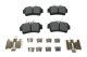 Claw Brake Pads Rear 94-98 Ford Mustang (Excl. Cobra) 99-04 Mustang Base And GT Baer Brakes