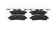 Claw Brake Pads Rear 01-08 Dodge Ram2500/3500 All 06-08 Ram 1500 Mega Cab (8- Lug) Baer Brakes
