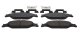 Claw Brake Pads Rear 99-05 Chevrolet Silverado 1500 W/Sgl Piston Rear Caliper 99-07 GMC Sierra 15...