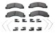 Claw Brake Pads Front 00-05 Ford Excursion All 99-04 F250 Superduty 2/4WD Baer Brakes