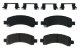 Claw Brake Pads Rear 03-06 Cadillac Escalade 2WD 02-06 Chevrolet Tahoe 2WD W/OE Rear Disc 02-06Su...