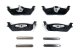 Claw Brake Pads Rear 04-11 Ford F150 2/4WD All 06-08 Lincoln Mark Lt All Baer Brakes