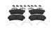 Claw Brake Pads Front 06-12 Ford Fusion 07-12 Lincoln Mkz 06-13 Mazda 6 6I 6S 06-11 Mercury Milan...