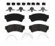 Claw Brake Pads Front 06-12 Ford Fusion 07-12 Lincoln Mkz 06-13 Mazda 6 6I 6S 06-11 Mercury Milan...