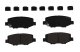 Claw Brake Pads Rear Various Dodge 07-11 Nitro Jeep 08-12 Liberty 07-17 Wrangler And 18 Wrangler ...