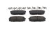 Claw Brake Pads Rear 07-21 Toyota Tundra 08-22 Sequoia 08-11/13-21 Land Cruiser And 08-11/13-21 L...