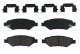 Claw Brake Pads Rear 10-15 Chevrolet Camaro 3.6L Ls/Lt Models 08-14 Cadillac CTS And 10-16 Srx Ba...