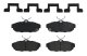 Claw Brake Pads Rear 11-14 Ford Mustang Base And GT W/2 Or 4-Piston Front Calipers 12-13 Boss 302...
