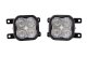 SS3 LED Fog Light Kit for 2010-2018 Ford Transit Connect White SAE Fog Sport w/ Backlight Diode D...