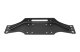 Jeep TJ Winch Plate Steel 97-06 Wrangler TJ Black Textured Powdercoat Piranha Series Fishbone Off...