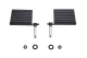 Jeep Foot Peg Set 76-06 CJ YJ TJ Wrangler Gloss Black Fishbone Offroad