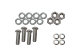 Jeep JL Hawse Fairlead License Plate Mount For 18-Pres Wrangler JL Black Aluminum Fishbone Offroa...