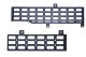 2016-Present Toyota Tacoma Passenger Side -Bed Molle Panel-Short Bed Fishbone Offroad
