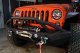 Jeep JK Front Winch Bumper W/LEDs Full Width 07-18 Wranger JK Black Texured Powercoated Fishbone ...
