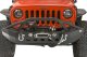 Jeep JK Front Winch Bumper W/LEDs Full Width 07-18 Wranger JK Black Texured Powercoated Fishbone ...