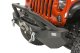 Jeep JK Front Winch Bumper W/LEDs Full Width 07-18 Wranger JK Black Texured Powercoated Fishbone ...