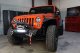 Jeep JK Front Stubby Winch Bumper W/Tube Guard 07-18 Wranger JK Black Texured Powercoated Fishbon...