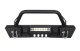 Jeep JK Front Stubby Winch Bumper W/Tube Guard 07-18 Wranger JK Black Texured Powercoated Fishbon...