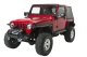 Jeep TJ Front Bumper W/Winch Guard 97-06 Wrangler TJ Rubicon and Unlimited Steel Black Textured P...