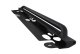Jeep JK Rock Slider 07-18 Wrangler JK 4 Door Rubicon Steel Black Textured Powdercoat Fishbone Off...