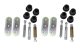 Front or Rear Greaseable Shackles For 87-95 Jeep YJ Wrangler Fishbone Offroad