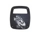 Jeep Wrangler CJ YJ TJ Tail Light Covers Black Textured Powdercoat Fishbone Offroad