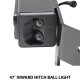 2020-2024 Chevy GMC 1500 Hitch Bar Reverse 7in LED Flood Lighting Heavy Duty Bolt-On Blacked Out ...