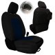 Jeep Seat Covers Wrangler JL Tactical Front Seat Covers 18-Up Wrangler JL 2 Door Black/Navy Barta...