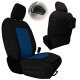 Jeep Seat Covers Wrangler JL Tactical Front Seat Covers 18-Up Wrangler JL 2 Door Black/Blue Barta...