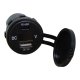 Round Socket Auxiliary Digital Voltage Meter and Charging Port Combo with C-Type QC4.0 60W + A-Ty...