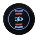 Round Socket Auxiliary Charging Port with Dual C-Type PD 60W Outputs Blue Indigo LED and Cover Ra...