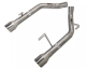 Axle Back System Split Rear Dual Exit Hardware Incl 2.5 in Intermediate Pipe And Tailpipe Natural...